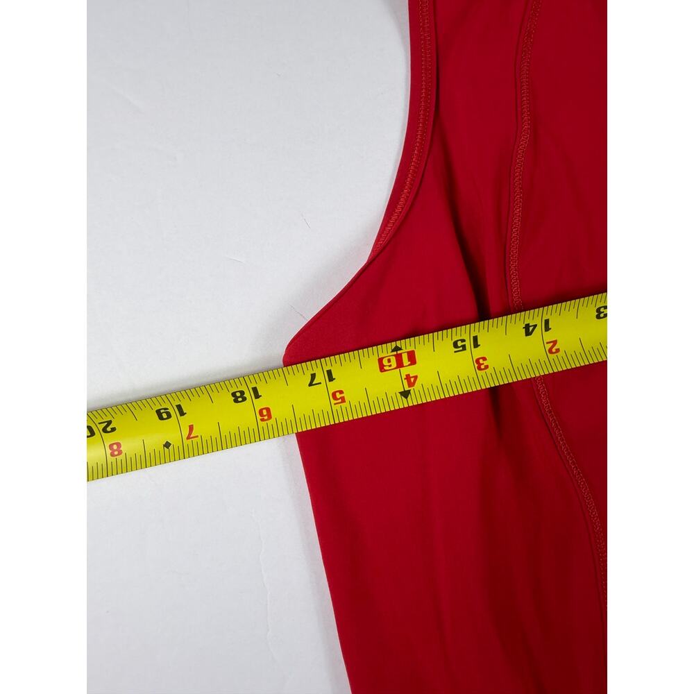 Lululemon Sculpt Tank Size 12 Dark Red Racerback Running Workout Top - Picture 10 of 12